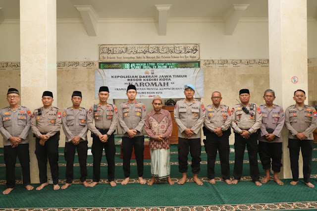 Program KAROMAH Polres Kediri Kota Perkuat Keimanan Personel di Bulan Rajab